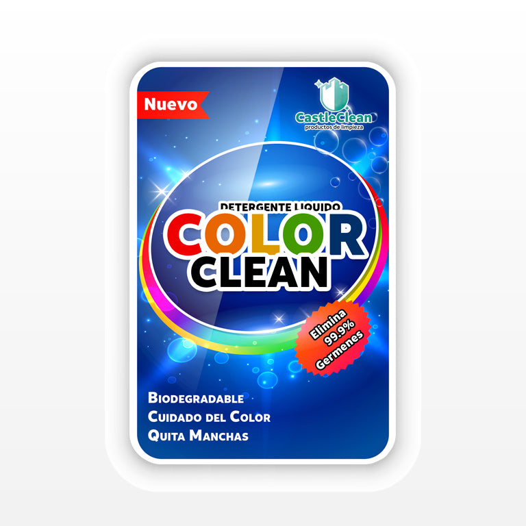 Color Clean Detergente Líquido para Ropa de Color Aroma Eriel