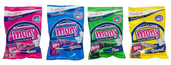 Mony Aromatizante para WC y Multiusos 80gr.