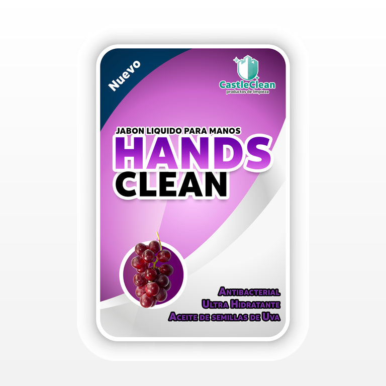 Hands Clean Jabón Líquido para Manos Aroma Uva